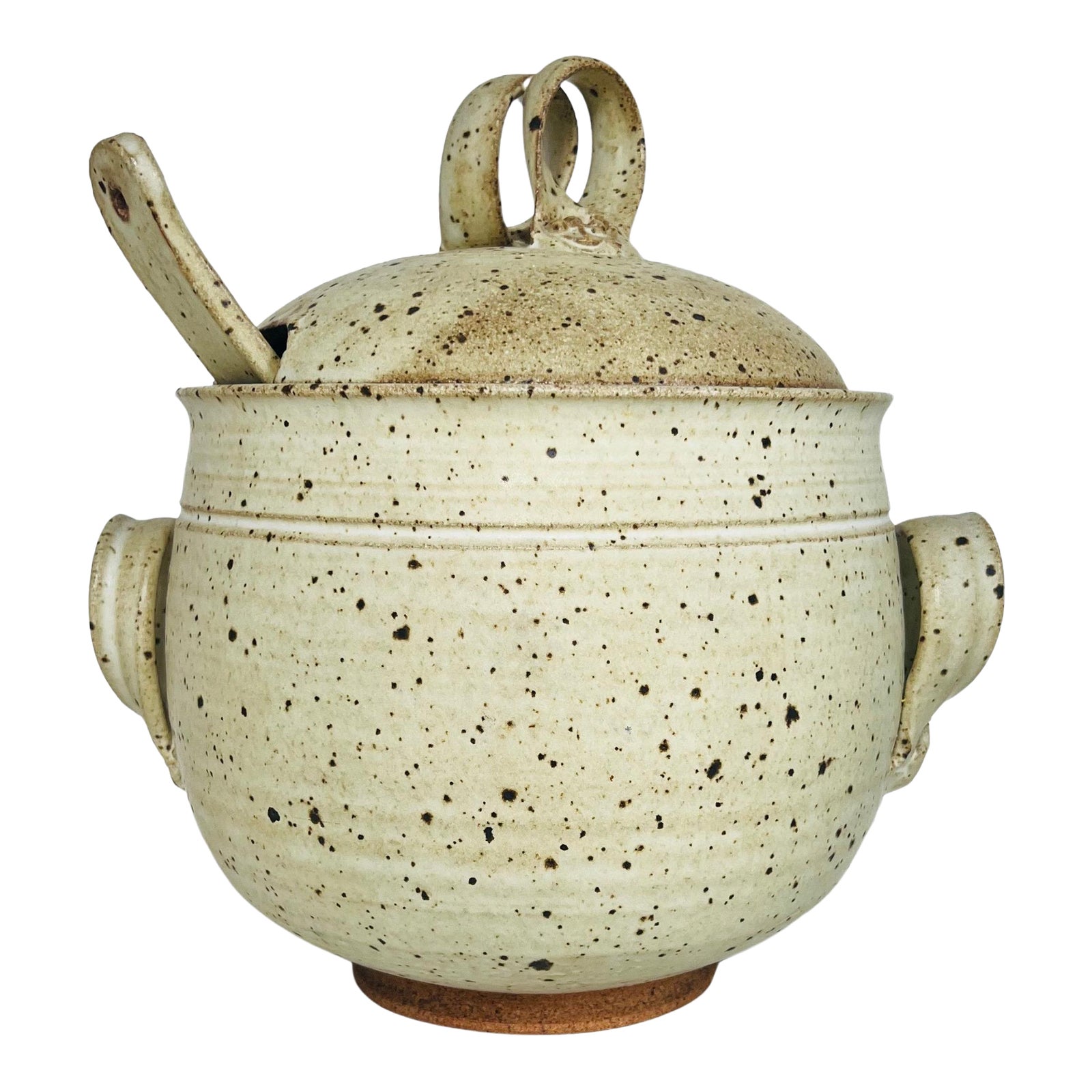 1960's Stoneware Tureen With Ladle Chairish