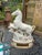 Metal Vintage Art Deco Equestrian Porcelain Horse Sculpture Table Lamp For Sale - Image 7 of 12
