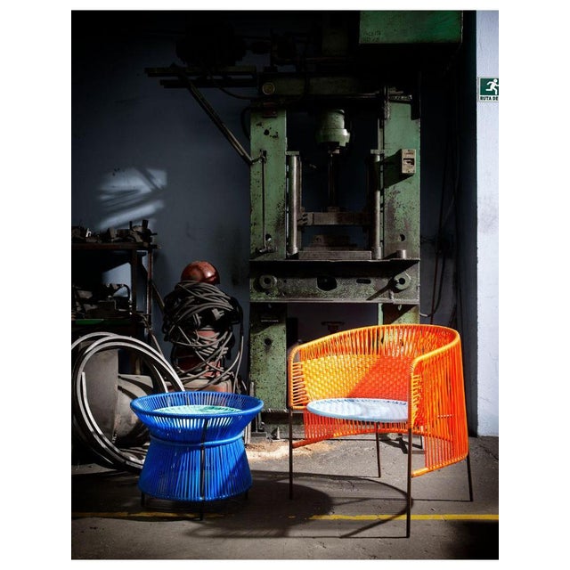 Orange Mint Caribe Lounge Chair by Sebastian Herkner, Set of 4 For Sale - Image 14 of 18