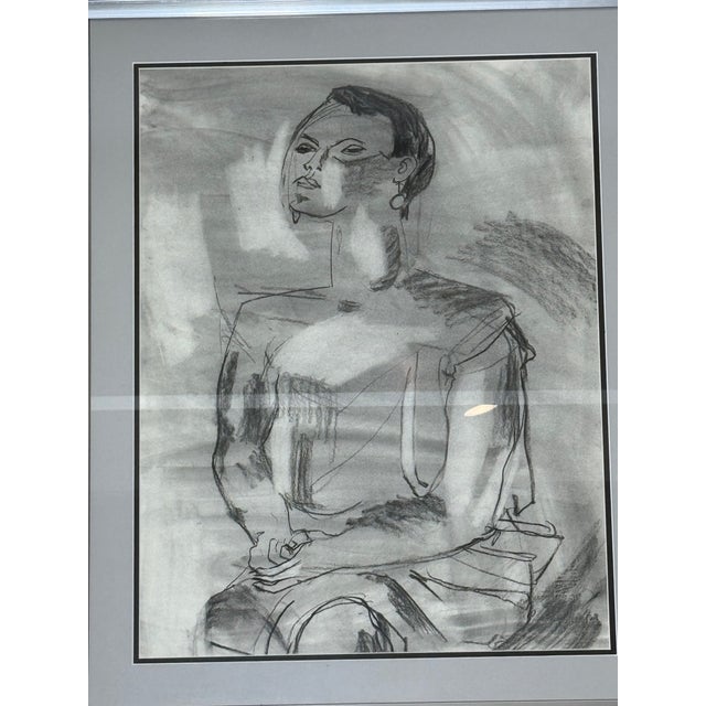 Mid-Century Modern Art by Modernist Carol Crain, Chicago Art Inst. For Sale - Image 3 of 8