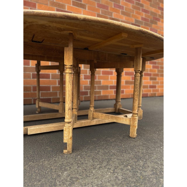 19th Century Oak Gateleg Table For Sale - Image 12 of 18