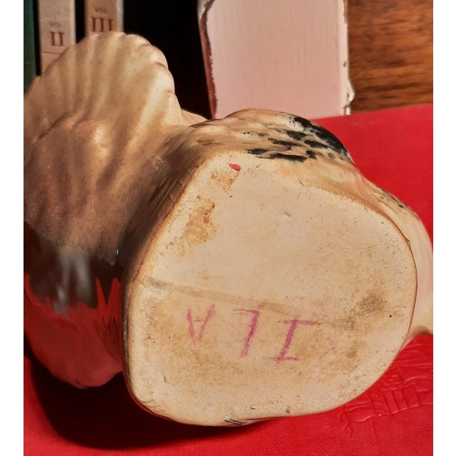 Vintage Ceramic Tabletop Turkey Planter Sweat mid-century tabletop fall or Thanksgiving decor. Could hold napkins,...