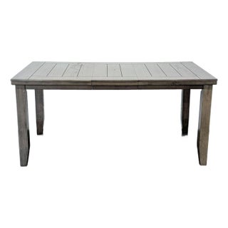 Crown Mark Bardstown Wheat Charcoal Counter Height Extendable Dining Table For Sale