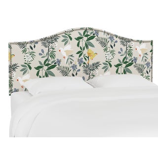 Queen Headboard, Belize Chinoiserie Cream For Sale