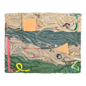 "Tesugue Valley" Mixed Media Wall Art by David W. McCullough 1976