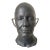 Vintage Art Deco Bust Sculpture on Metal Stand For Sale