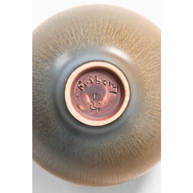 Berndt Friberg Scandinavian Modern Ceramic Vase by Berndt Friberg, 1954 For Sale - Image 4 of 6