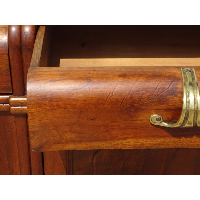 Vintage Art Deco Sideboard in Walnut and Marble, 1920s For Sale - Image 12 of 18