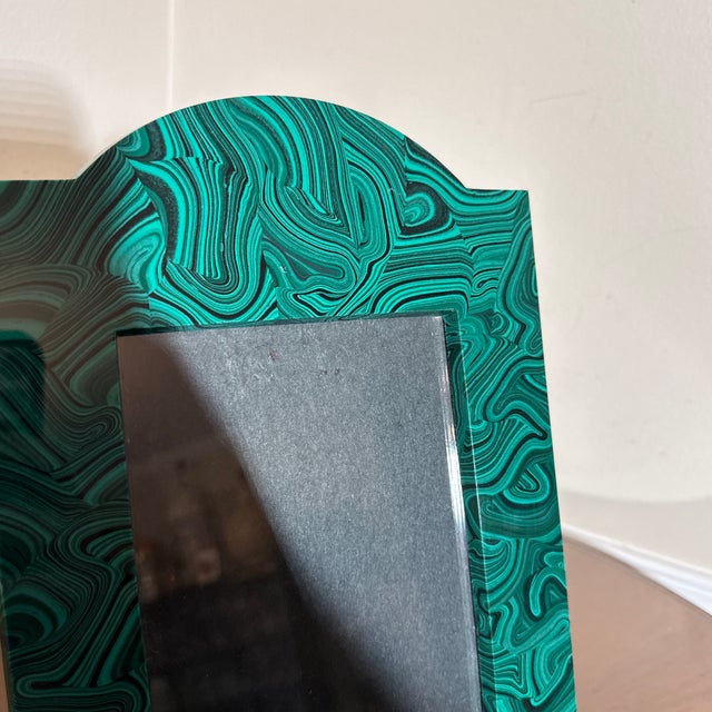 Vintage Malachite Picture Frame For Sale - Image 4 of 9