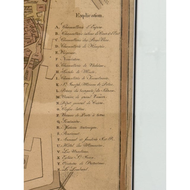 Circa 1805 Historic Map of Vienna, Italy For Sale - Image 10 of 12