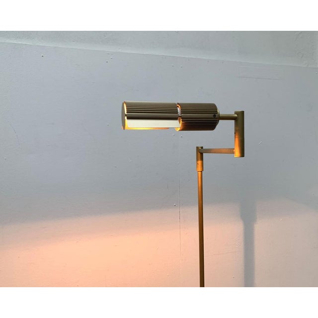 Gold Vintage Space Age Haloprofil Floor Lamp by V. Frauenknecht for Swisslamps International, 1970s For Sale - Image 8 of 18