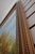 Gold B. Trapp Vintage Meadow & Cottage Framed Oil Painting on Canvas For Sale - Image 8 of 12