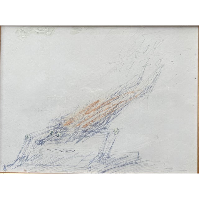 Cesar, Insect, 1979, Original Drawing For Sale