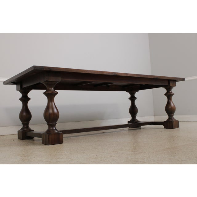 Restoration Hardware Large Farm Dining Room Table For Sale - Image 13 of 14