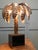 French Toleware Palm Tree Lamp from Maison Jansen, 1970 For Sale - Image 3 of 7