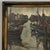 Wood Antique Framed Oil Painting on Canvas by A. Sengier (1886-1964) 'Sailboats at the Quay' For Sale - Image 7 of 16