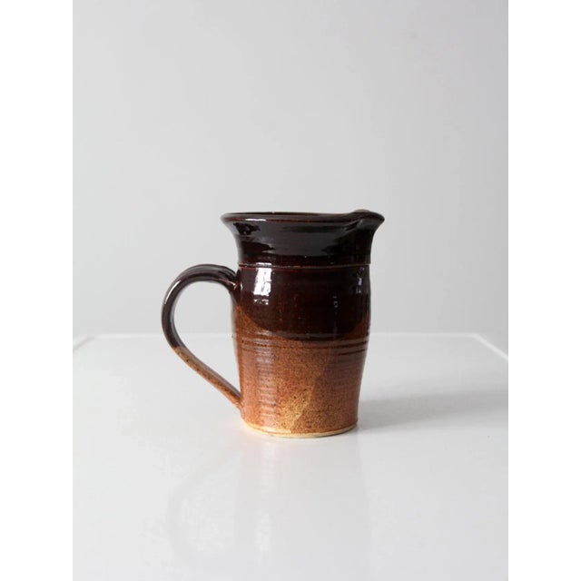 Vintage Studio Pottery Pitcher For Sale - Image 11 of 11