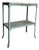Industrial Two Tier Metal Side Table For Sale