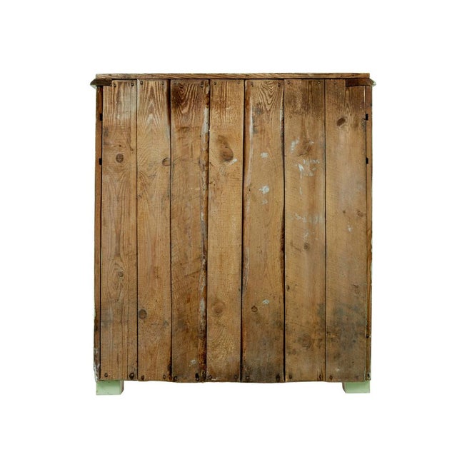 Wood Scandinavian Green Painted Kitchen Buffet, 1860 For Sale - Image 7 of 11