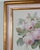 This elegant hand-painted porcelain plaque celebrates the timeless beauty of botanical art through a refined composition...