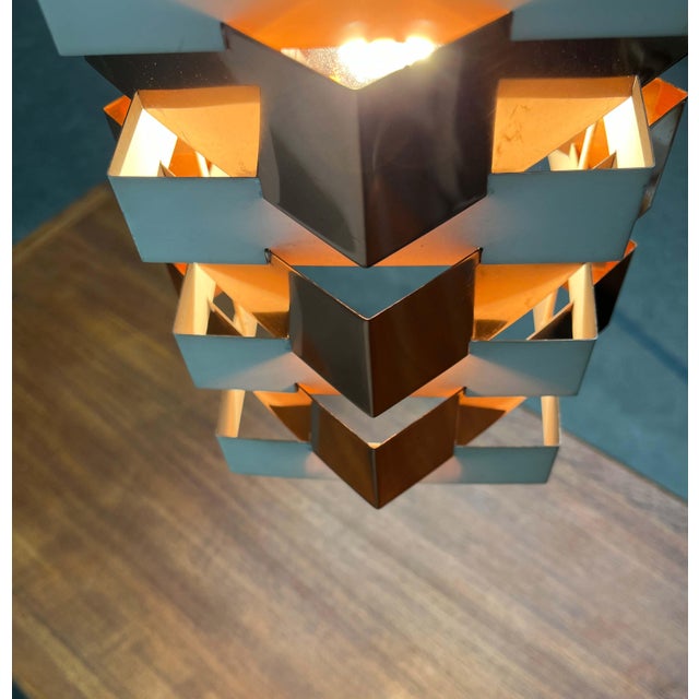 Mid-Century Modern Dutch Star Light Pendant Lamp by J.J.M. Hoogervorst for Anvia, 1960s For Sale - Image 16 of 18
