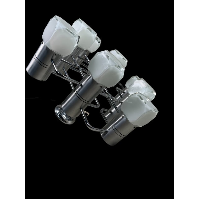 Italian Ceiling Light by Gaetano Sciolari, 1970s For Sale - Image 17 of 18