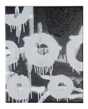 Original Spray Painting on Canvas by Jeffery Stuart