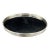 1960s Gorham Sterling and Black Melamine Tray For Sale
