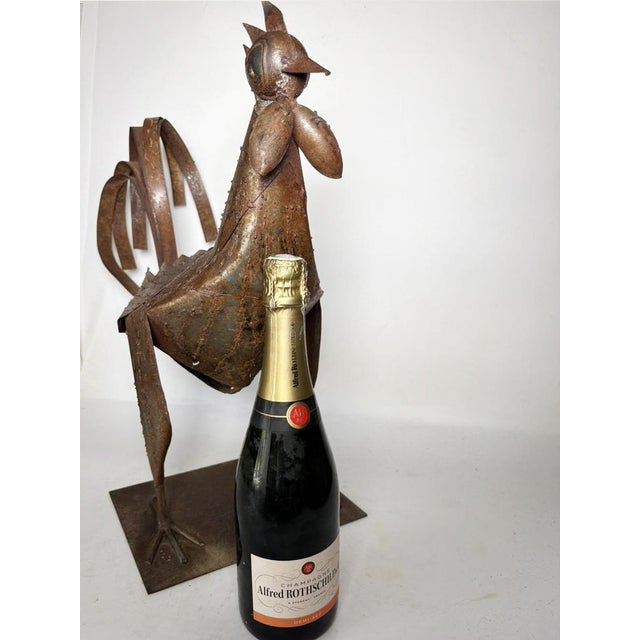 Vintage Metal Rooster, France, 1950 For Sale - Image 4 of 11