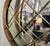 Modern Modern Convex Brass Cage Wall Mirror For Sale - Image 3 of 4