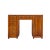 Wood Chinese Vintage Brown Wood Editor Office Writing Desk Table For Sale - Image 7 of 7