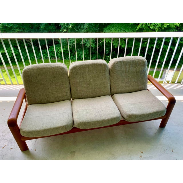 Mid-Century Danish Teak Sofa from Dyrlund, 1970s For Sale - Image 14 of 18