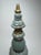 Vintage French Provincial Ornate Decorative Finial in French Blue & Gold For Sale - Image 10 of 12