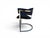 Black Dining Chairs in Steel and Black Velvet, 1970s, Set of 6 For Sale - Image 8 of 18