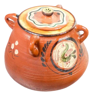 Terracotta with Lid Vase by Renzo Igne