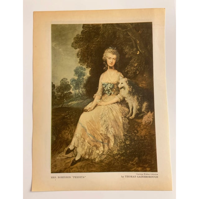 1948 Book Plate Figurative Print with a Mastiff Dog For Sale - Image 4 of 6