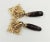 Napier Vintage 1960s Signed Napier Faux-Agate Drop Clip Earrings - 2 Pieces For Sale - Image 4 of 9