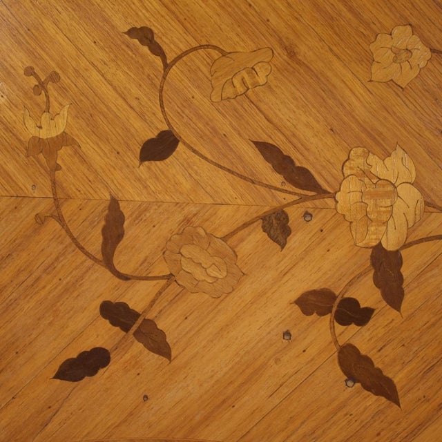 20th Century French Inlaid Bureau, 1960s For Sale - Image 12 of 13