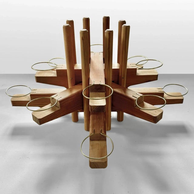 Metal Centerpiece Candelabra by Karl-Erik Stenberg, 1970s For Sale - Image 7 of 10