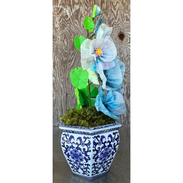 Contemporary Hand Rolled Paper Flowers For Sale - Image 4 of 9