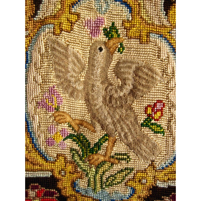 Textile Early 19th Century Pair of French Needle Point Tapestry Borders With Birds For Sale - Image 7 of 10