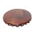 5.75" Chinese Brown Wood Handmade Round Table Top Stand Display Easel For Sale - Image 4 of 6