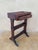 Metal Spanish Rustic Chestnut Side Table with Drawer, 20th Century For Sale - Image 7 of 9