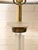 Vintage Hollywood Regency Lucite and Brass Floor Lamp With Built-in Table For Sale - Image 4 of 8