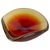 Murano Glass Red Yellow Bowl Element Shell Ashtray Seguso Murano, Italy, 1970s For Sale - Image 17 of 17