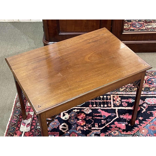 English Mahogany Coffee Table, 1930s For Sale - Image 3 of 14