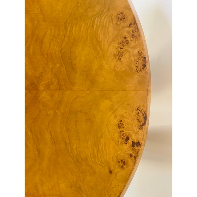 1950s Elegant Art Deco Side Table Birds Eye For Sale In Miami - Image 6 of 6