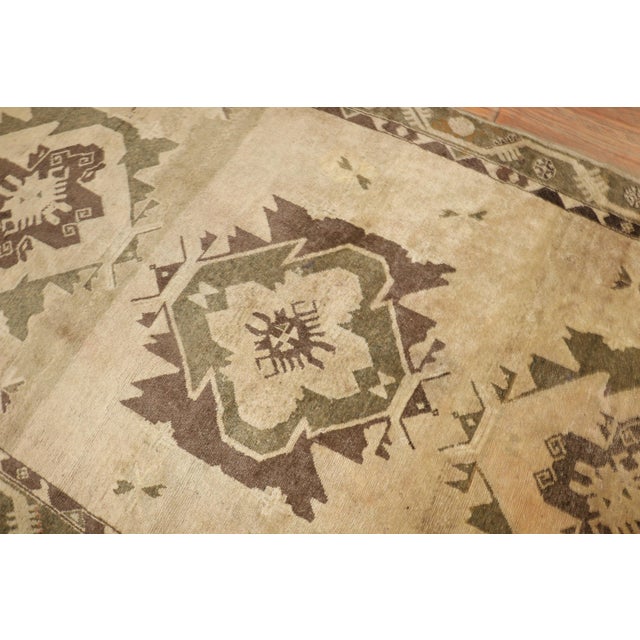 Vintage Turkish Oushak Gallery Size Rug - 4'10" x 12'9" For Sale - Image 9 of 12
