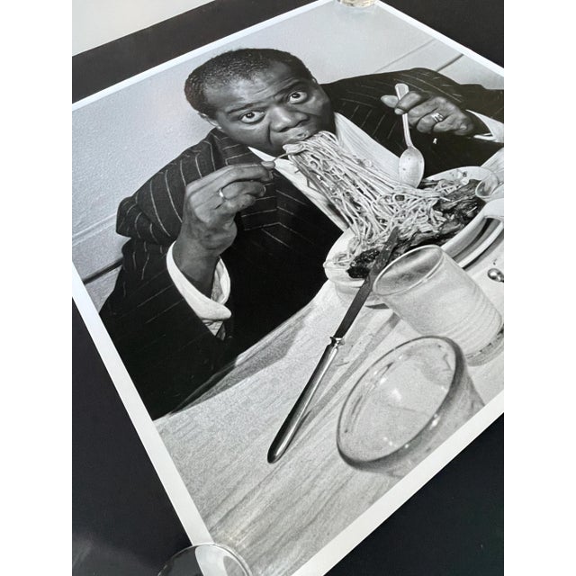 Contemporary "Dinner Jazz" Louis Armstrong Portrait Getty Images Slim Aarons C-Print For Sale - Image 3 of 4