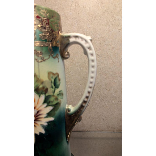 1900s Nippon Chrysanthemum Tankard For Sale - Image 6 of 9